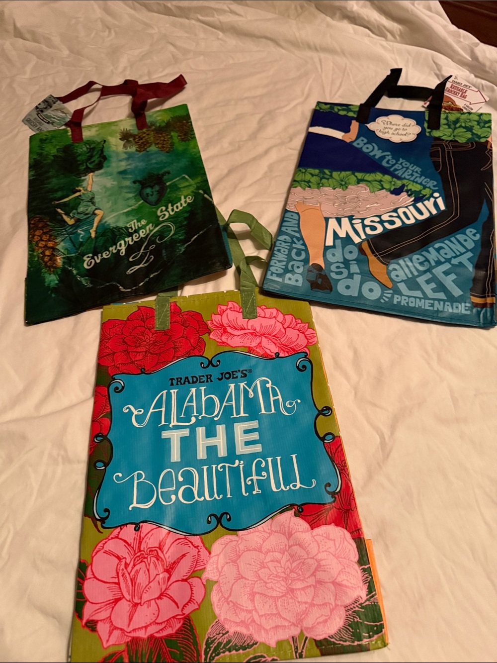Trader Joe’s Reusable State Bags – 3-Bag Bundle
